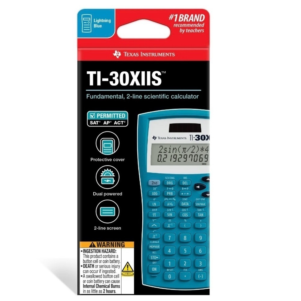 Texas Instruments TI-30XIIS Derivative Blue Scientific Calculator